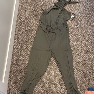 Naked Zebra Dark Green Jumpsuit